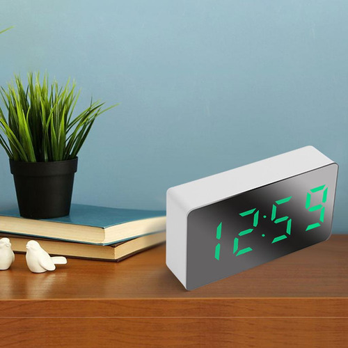 Reloj Despertador Digital Led De 3 Piezas Fecha De