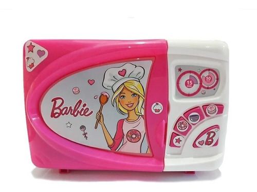 Microondas Barbie Glam Sonido + Cookies Original