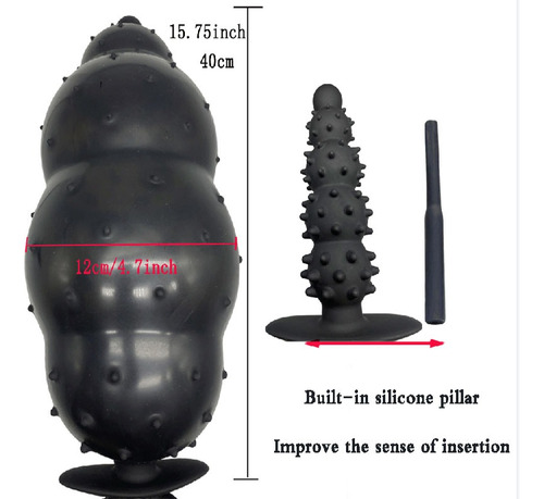 Dildo Inflable Con Escamas