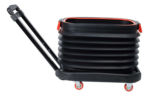 Cubo De Lavado De Coches Plegable, Carro De Mano, Plegable,