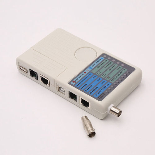 Testador De Cabos De Rede Rj11 Rj45 Usb Bnc Lan Cabos Lan Re