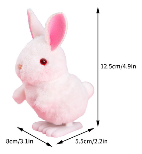Un Juguete De Cuerda Con Forma De Conejo Saltarín, Que Simul