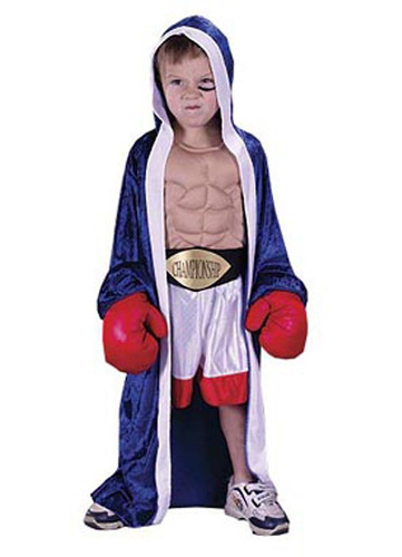 Disfraz Para Niño Pequeño Luchador Campeón Talla S