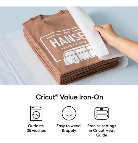 Vinilo De Transferencia De Calor Cricut Value, Termoadhesivo