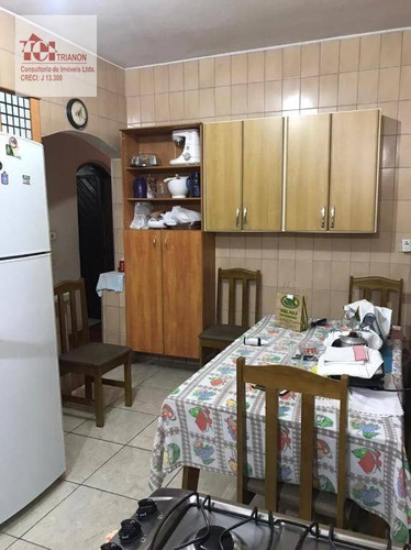 Sobrado Com 4 Dormitórios À Venda, 198 M² Por R$ 415.000 - Vila Luzita - Santo André/sp - So0563