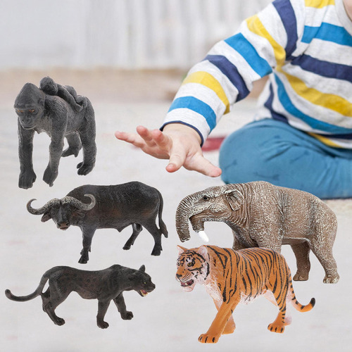 W 5x Figura De Animal Prehistórico Conjunto De Juguetes