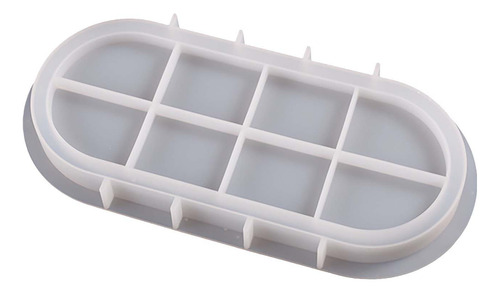 Caja De Almacenamiento Elíptica De Resina Crystal Drip, Mold