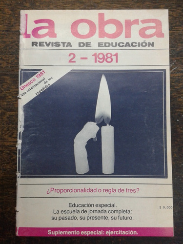 La Obra * Abril 1981 * Revista De Educacion *