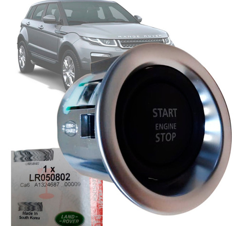 Botão Ignição Start Stop Land Rover Discovery Sport Original