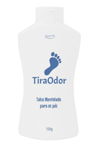 Talco Mentolado Para Pés Com Anti-microbiano Tira Odor