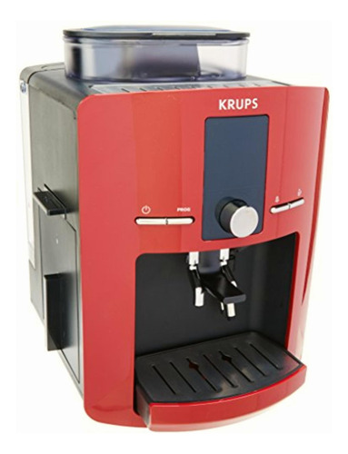 Cafetera Espresso Krups Ea825511 Automática Premium Roja,