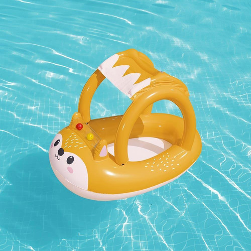 Barco inflable para niños Bestway Little Fox con funda