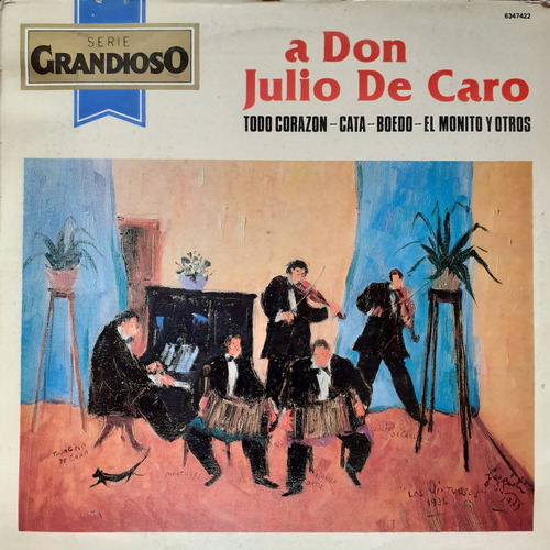 Vinilo A Don Julio De Caro (varios Interpretes) 