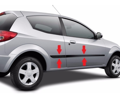 Ford Ka 2012/2014 Baguetas Laterales Molduras Con Leyenda Ka