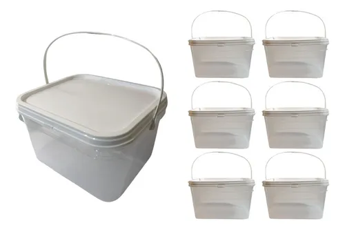 comprar Balde 2-4l Para Pães E Biscoitos Frescos-kit 6 Pçs
