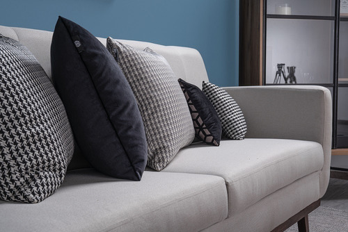Sofa Chris Gris Claro Këssa Muebles