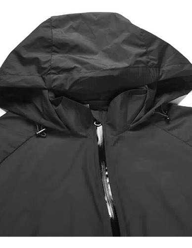 Imagen 2 de 4 de Chaqueta Impermeable Rompevientos Talla M Unisex