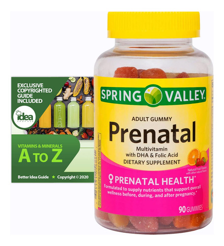 Gomitas Multivitaminicas Prenatales De Spring Valley, Paquet