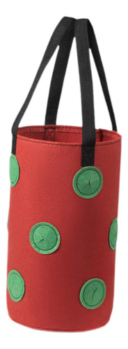 Bolso De Plantador Colgante Bolsas De De Fresa Rojo
