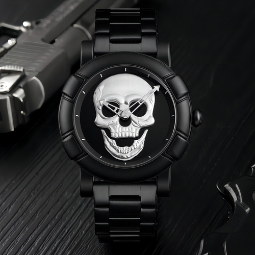Reloj deportivo de lujo Skmei 9178 Skull Skull 3D Skull
