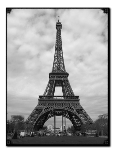 #1310 - Cuadro Vintage 30 X 40 Torre Eiffel Francia No Chapa