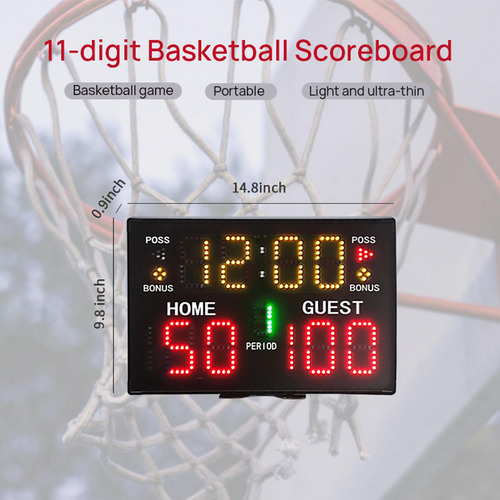 Placar De Mesa Interno Usado Para Basquete, Vôlei, Luta