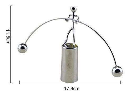 Imagen 5 de 5 de Pèndulo De Newton Juguete De Equilibrio De Arte Cinético K