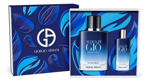 Set Giorgio Armani Acqua Di Gio Profondo Edp 100ml Premium perfume para hombre