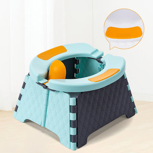 - Asiento De Entrenamiento For Ir Al Baño Plegable Azul
