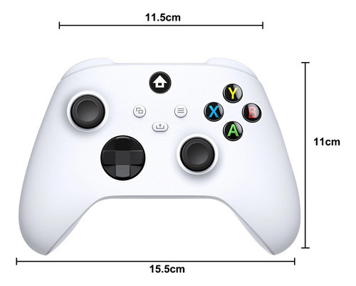 Joystick De Controle Sem Fio Xbox Wireless Controller Series Cor Branco