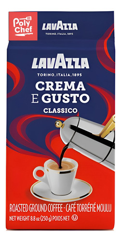  Café Molido Lavazza Crema E Gusto Dark Roast 250g