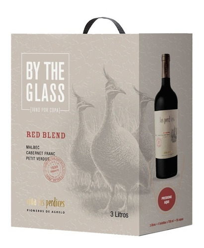 Las Perdices vino tinto bag in box red blend 3 litros