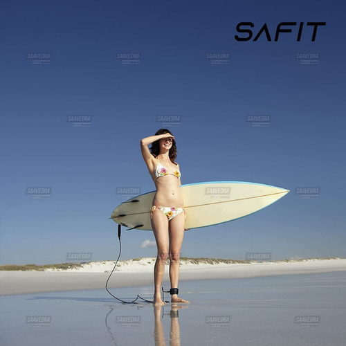 Imagen 9 de 10 de Leash Surf Pita Tabla 9 Pies 275cm Reforzada Safit Larga