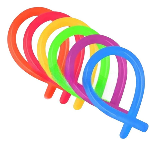 Noodle Toy Fideo Elástico Antiestres Sensorial Juego X1