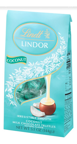 Trufas Lindt De Coco 144g Coconut Milk Chocolate
