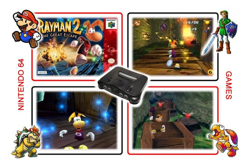 Rayman 2 The Great Escape Nintendo 64 N64 - Americano