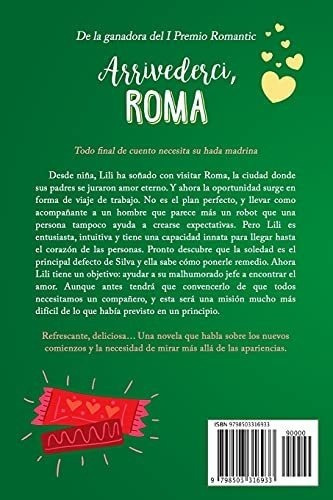Arrivederci, Roma De La Ganadora Del I Premio..., de SWEET, CALISTA. Editorial Independently Published en español