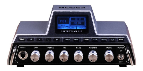 Mooer Little Tank D15 Cabezal De 15w Para Guitarra Eléctrica