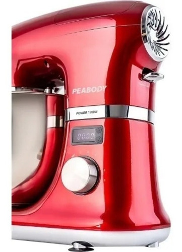 Imagen 3 de 7 de Batidora Planetaria Peabody Pe-bm120r 5.5 L 9 Velocidades