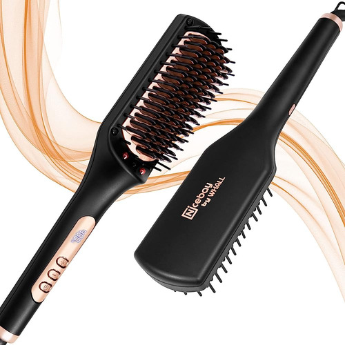 Nicebay Hair Straightener Brush, Ionic Hair Straightener 