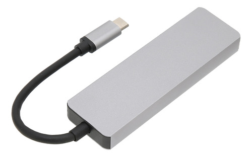 Hub Usb C Splitter Silver Expansion, 5 Gbps, Velocidad De Ví