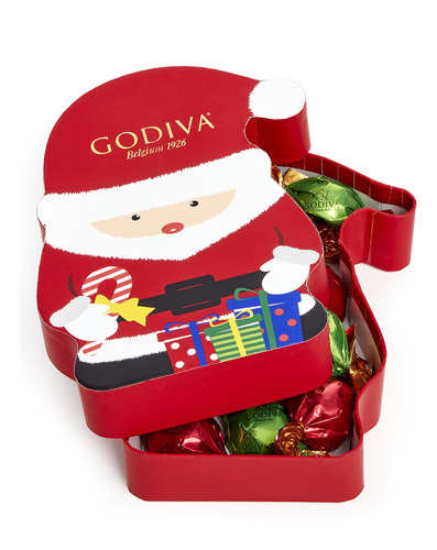 Godiva Chocolatier Caja De Regalo De Papa Noel Con 8 Trufas