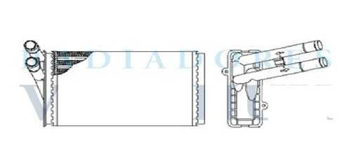 Radiador De Calefaccion Vw Passat - Bora - Golf - Audi