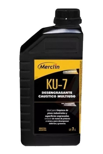 Desengrasante Soda Caustica Concentrado Ku7 Merclin
