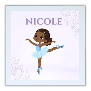 porta maternidade cerquinha safari Porta Maternidade Menina Bailarina Personalizado Linha Afro