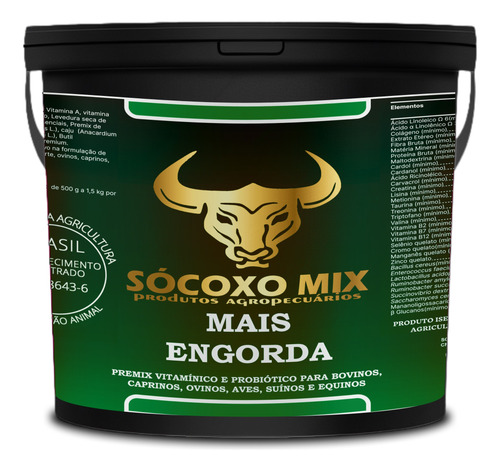 Núcleo Gado Corte Bovino Boi Bezerro Bezerrada Vacas 05kg