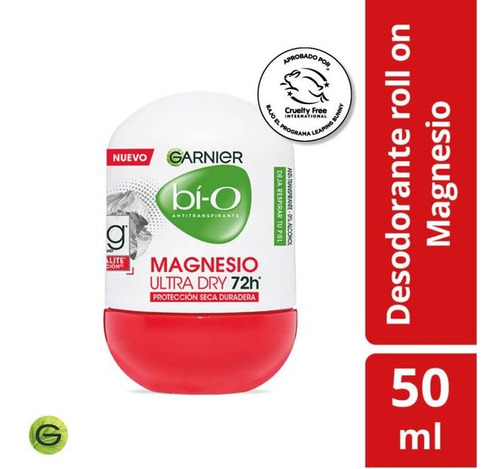  Bio Desodorante Magnesio Roll On Mujer 50ml