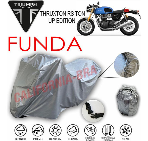 Cubierta Eua Broche + Ojillos Triumph Thruxton Rs