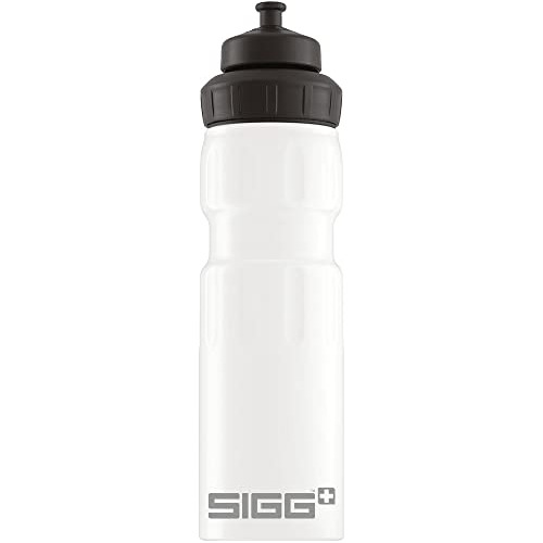 Sigg - Botella De Agua Deportiva De Aluminio Blanca - Con Ta