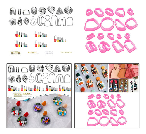 Kit De Fabricação De Brincos Cortadores Metal 126 Unidades